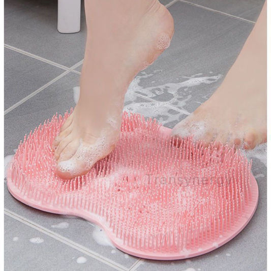Perie de Silicon pentru Duș și Baie — Antiderapantă, Masaj, Exfoliere, 4 în 1